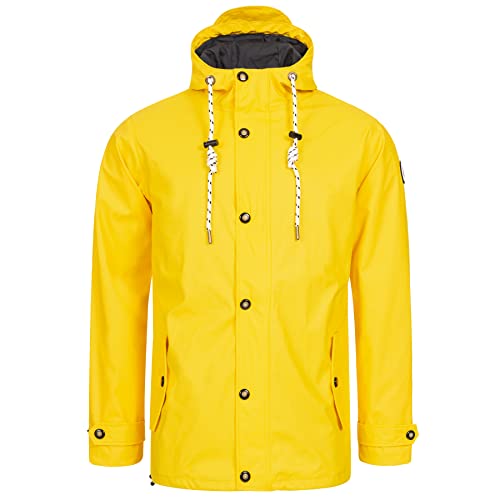 Deproc Active Herren Ankerglut Rain Jacket #Ankerglutreise Regenjacke, Gelb, 4XL Große Größen EU von DEPROC-Active