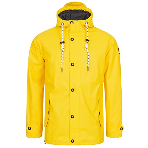 Deproc Active Herren Ankerglut Rain Jacket #Ankerglutreise Regenjacke, Gelb, 6XL Große Größen EU von DEPROC-Active