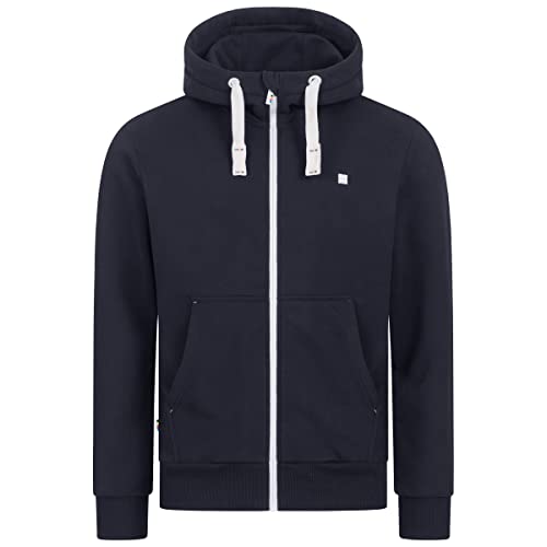 Deproc Active Herren Sweatjacke Mit Kapuzenjacke Zip Fleecejacke Windbreaker Hoodie Reißverschluss Finncmyk Kapuzenpullover, Navy, M EU von DEPROC-Active