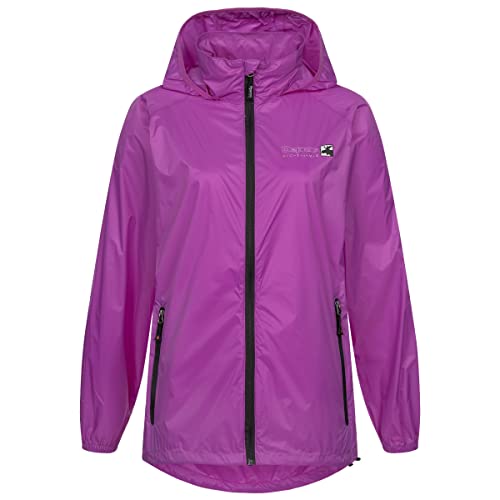 Deproc Active Leichte Damen Regenjacke mit Kapuze Wasserdicht Wetterfest Windbreaker Übergangsjacke ROBSON WOMEN von Deproc Active