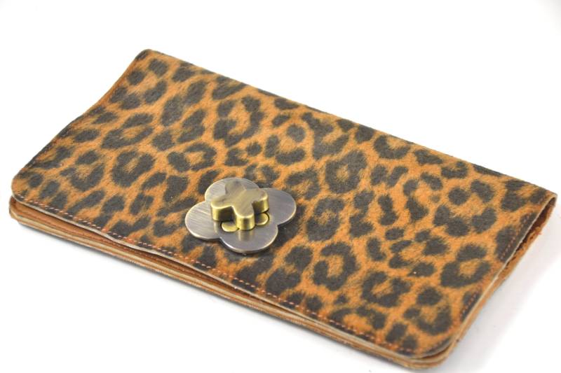 Handgemachte Luxus Kupplung Brieftasche Aus Echtem Leder, Mit Separaten Kleinen Brieftasche. Für Kreditkarte, Geld, Reisepass Und Telefon von DepsterDesign