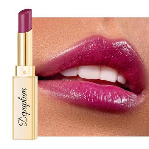 Lila Lippenstift Damen Lippenstift Feuchtigkeitsspendend Glänzend Lipgloss Medium Transparente Abdeckung Long Lasting Lippenstift für trockene Lippen DM92 Purplish Red Lila Lippenstift Damen Lippenstift Feuchtigkeitsspendend Glänzend Lipgloss Medium Transparente Abdeckung Long Lasting Lippenstift für trockene Lippen DM92 Purplish Red von Depuplum