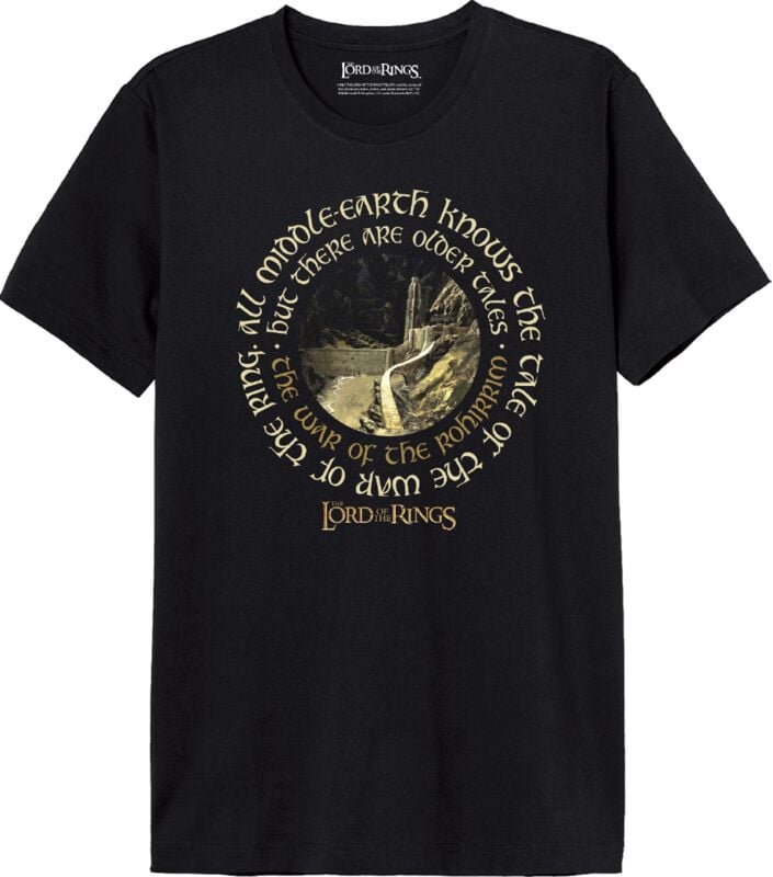 Der Herr der Ringe All Middle Earth T-Shirt schwarz in M von Der Herr der Ringe