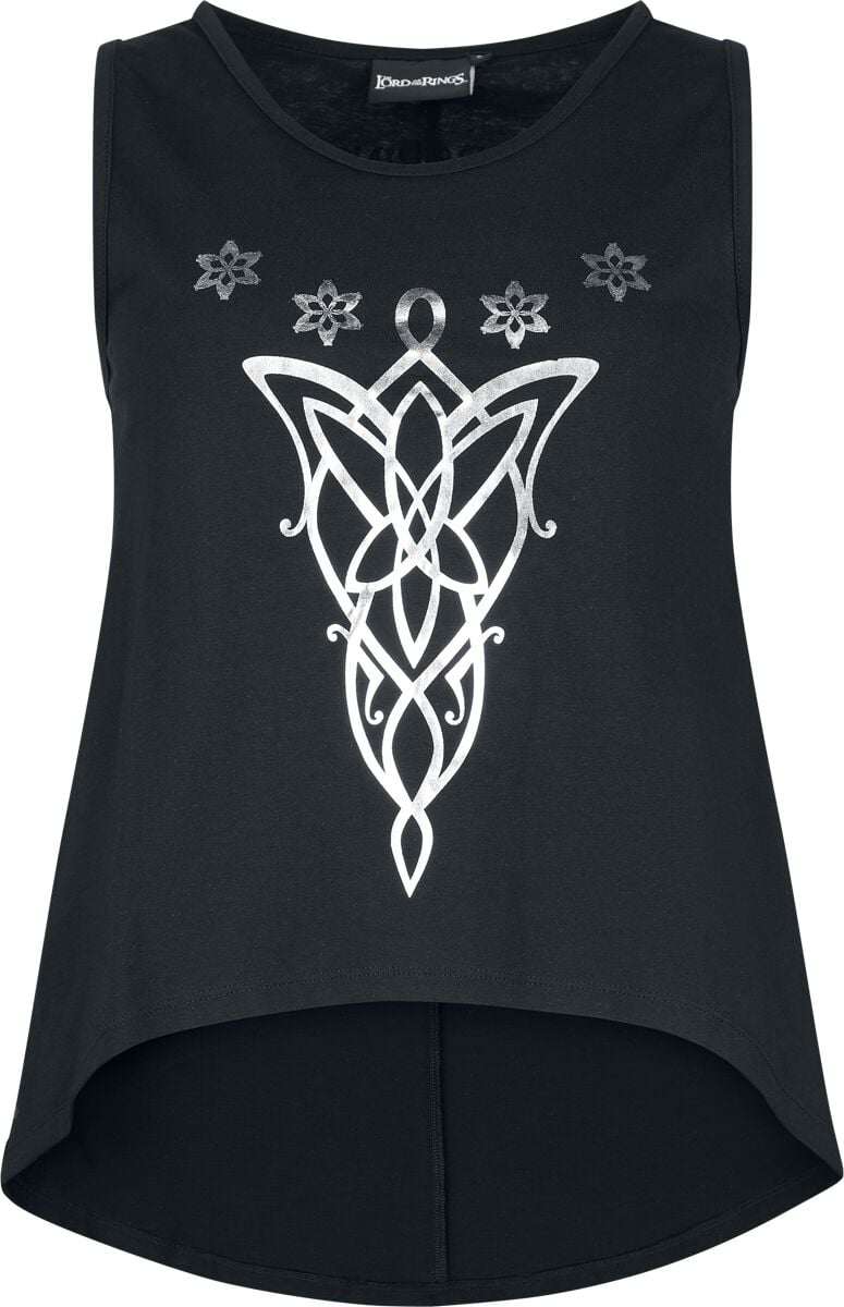 Der Herr der Ringe Arwens Abendstern Tank-Top schwarz in XL von Der Herr der Ringe