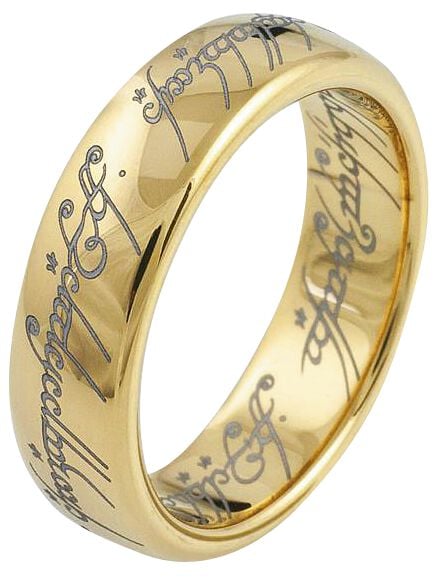 Der Herr der Ringe Der Eine Ring Ring goldfarben von Der Herr der Ringe