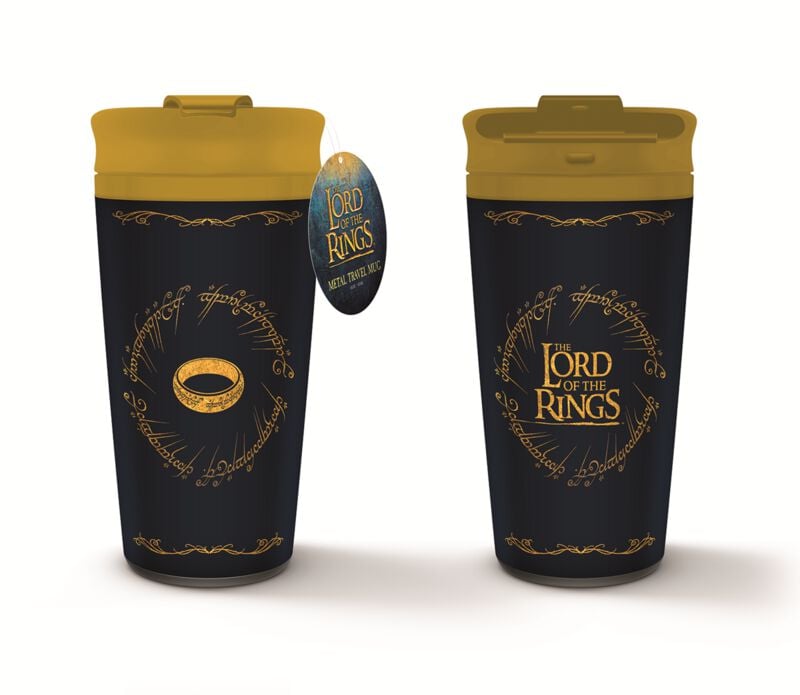 Der Herr der Ringe Der Herr Der Ringe Thermobecher schwarz goldfarben von Der Herr der Ringe