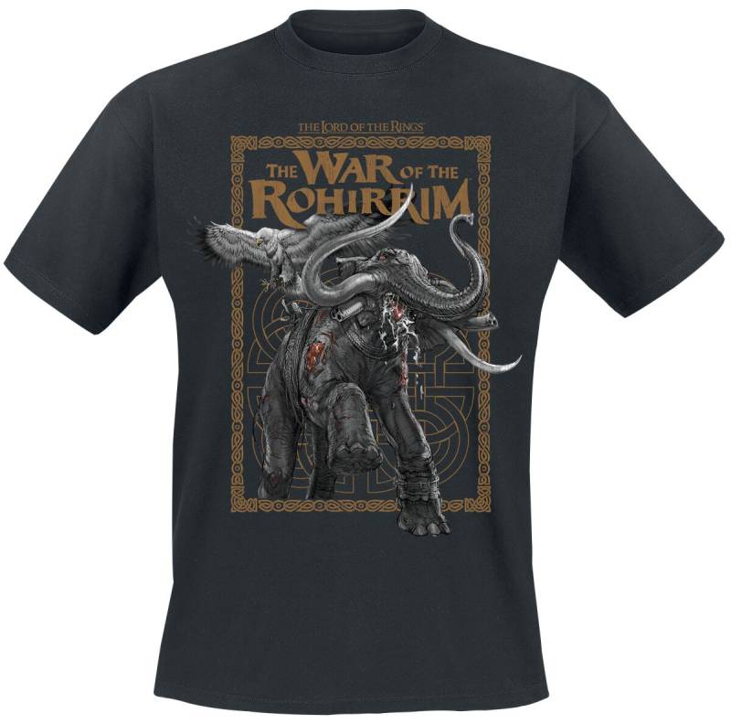 Der Herr der Ringe Die Schlacht der Rohirrim - Rabid Mumak T-Shirt schwarz in S von Der Herr der Ringe