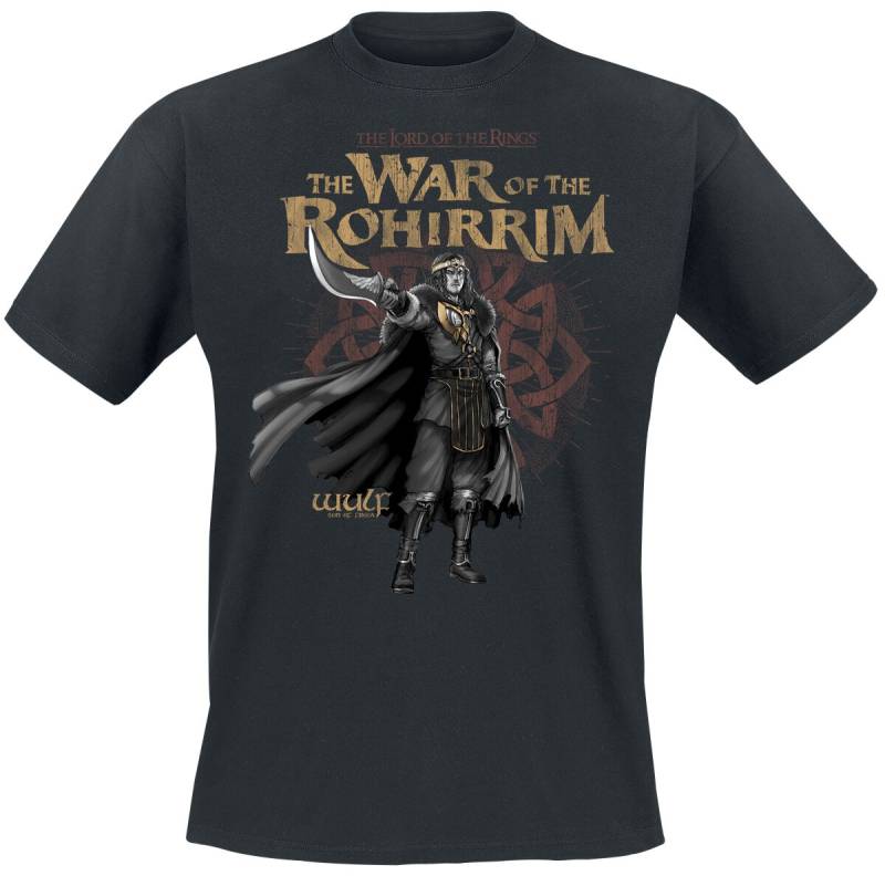 Der Herr der Ringe Die Schlacht der Rohirrim - Wulf T-Shirt schwarz in XXL von Der Herr der Ringe