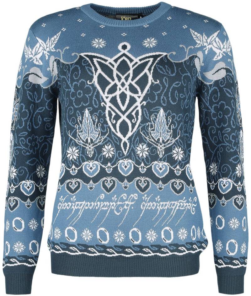 Der Herr der Ringe Evenstar Weihnachtspullover multicolor in XXL von Der Herr der Ringe