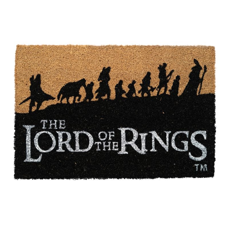 Der Herr der Ringe Fußmatte - Die Gefährten   - Lizenzierter Fanartikel von Der Herr der Ringe