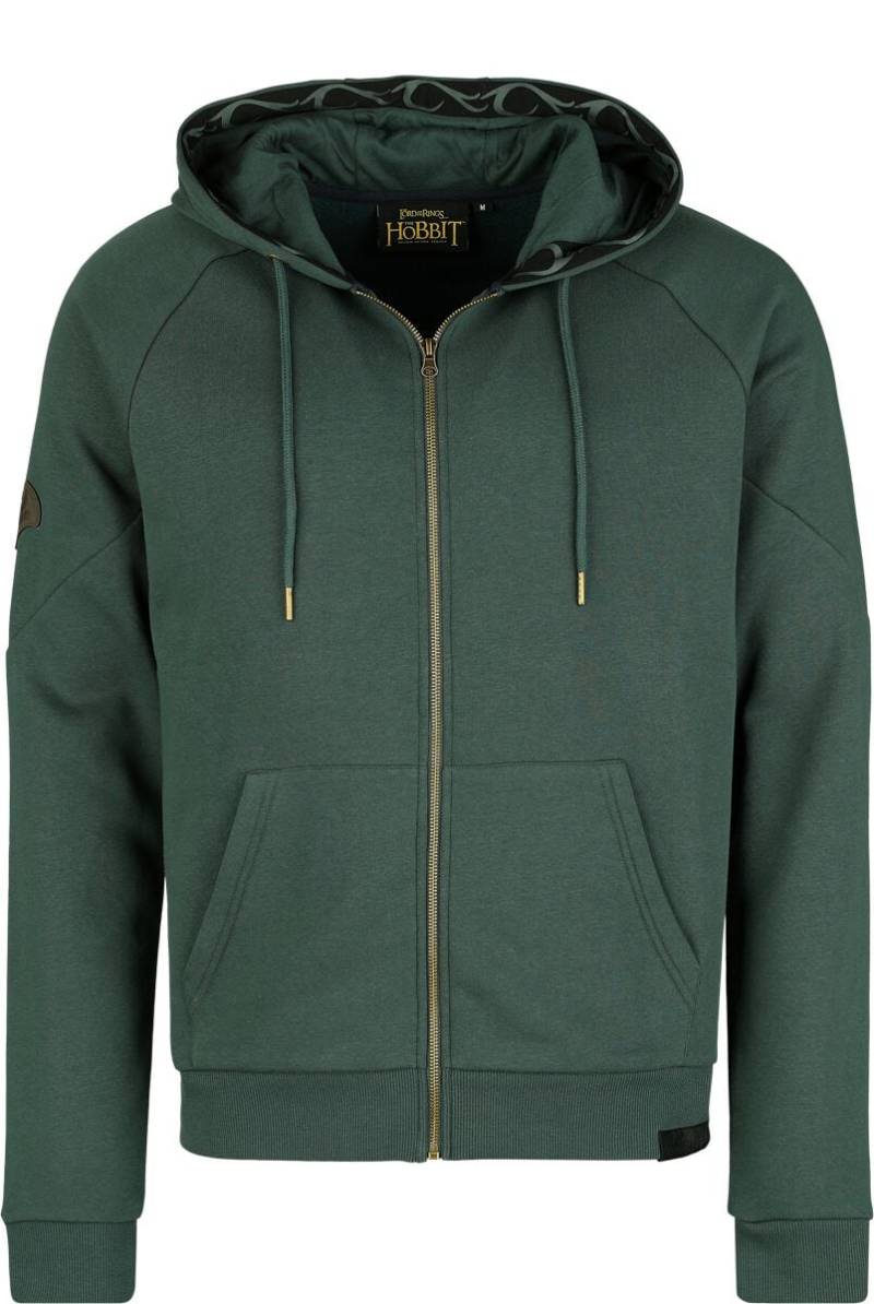 Der Herr der Ringe Kapuzenjacke - Der Hobbit - Mirkwood Collection - S bis XXL - für Männer - Größe S - dunkelgrün  - EMP exklusives Merchandise! von Der Herr der Ringe
