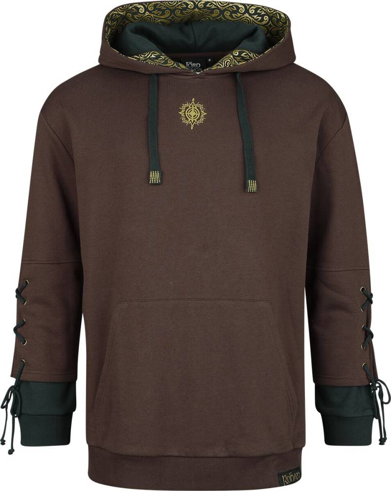 Der Herr der Ringe Kapuzenpullover - Kapuzenpullover Rohirrim - Oversize - S bis XXL - für Männer - Größe XL - braun  - EMP exklusives Merchandise! von Der Herr der Ringe