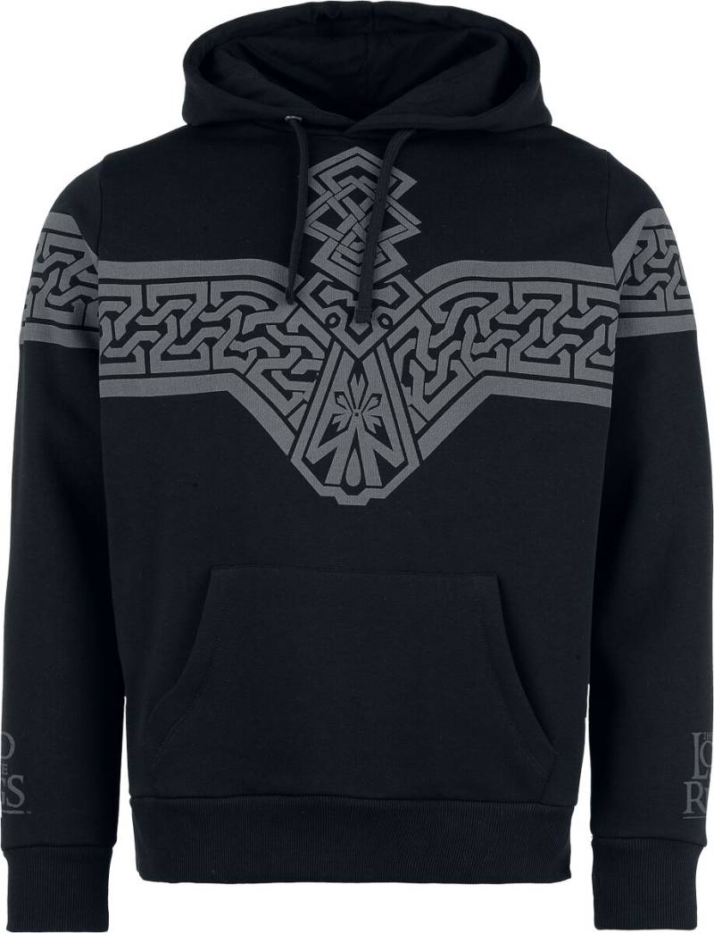 Der Herr der Ringe Kapuzenpullover - Khazad-Dûm - S bis 3XL - für Männer - Größe S - schwarz  - EMP exklusives Merchandise! von Der Herr der Ringe