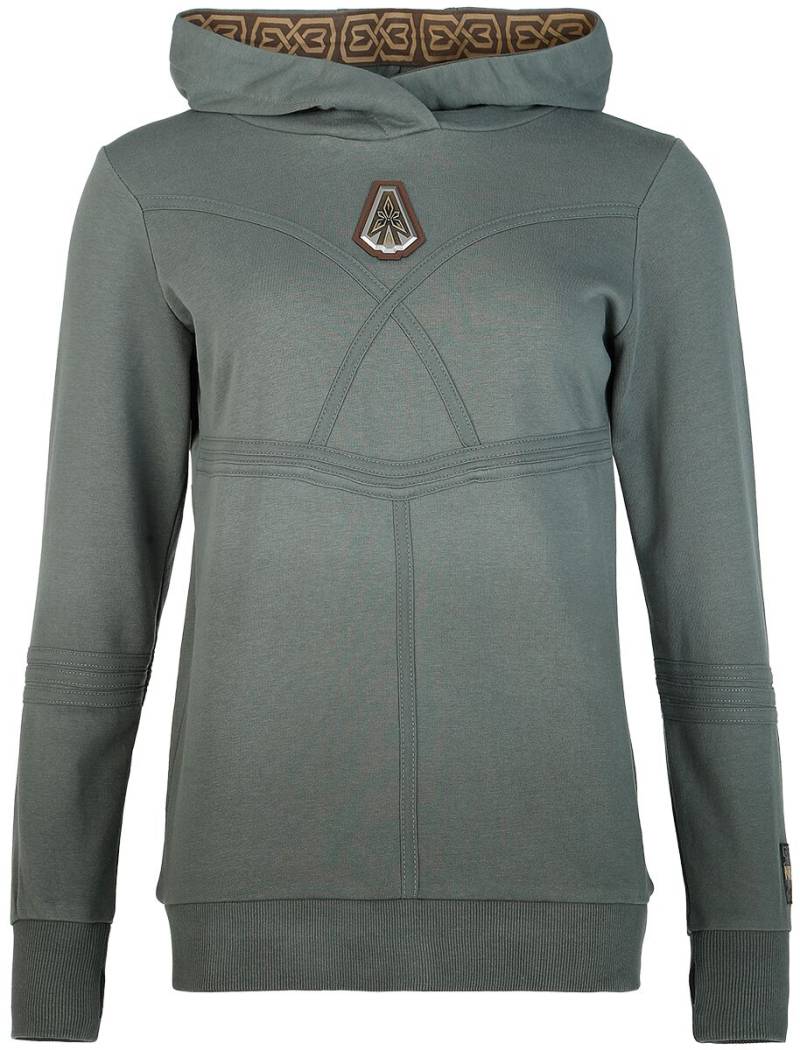 Der Herr der Ringe Kapuzenpullover - Khazad-Dûm - S bis XXL - für Damen - Größe L - blaugrau  - EMP exklusives Merchandise! von Der Herr der Ringe
