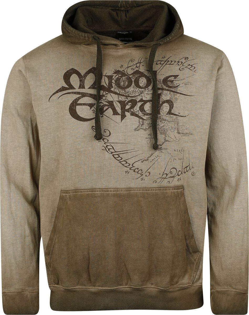Der Herr der Ringe Kapuzenpullover - Middle Earth - S bis XXL - für Männer - Größe XL - hellgrün - EMP exklusives Merchandise! Der Herr der Ringe Kapuzenpullover - Middle Earth - S bis XXL - für Männer - Größe XL - hellgrün - EMP exklusives Merchandise! von Der Herr der Ringe