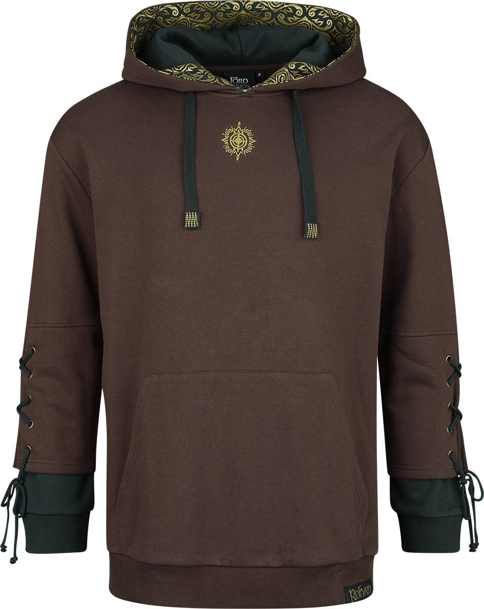 Der Herr der Ringe Kapuzenpullover Rohirrim - Oversize Kapuzenpullover braun in M von Der Herr der Ringe