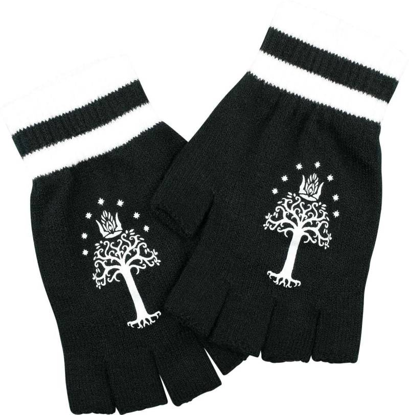 Der Herr der Ringe Kurzfingerhandschuhe - Gondor - für Damen - schwarz  - EMP exklusives Merchandise! von Der Herr der Ringe