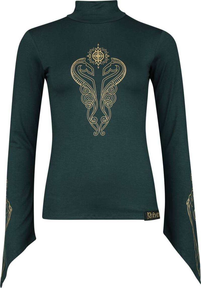 Der Herr der Ringe Langarmshirt - Rohirrim - S bis XXL - für Damen - Größe M - grün  - EMP exklusives Merchandise! von Der Herr der Ringe