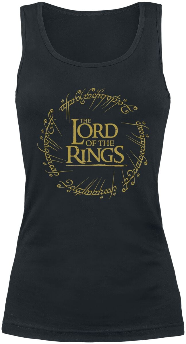 Der Herr der Ringe Logo Top schwarz in S von Der Herr der Ringe