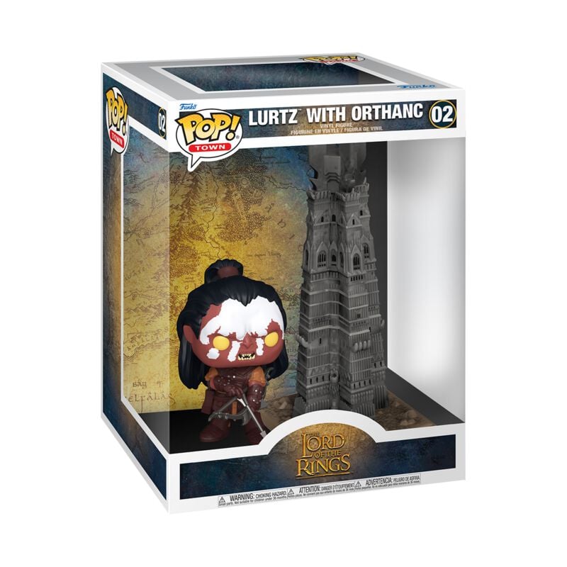 Der Herr der Ringe Lurtz with Tower (Pop! Town) Vinyl Figur 02 Funko Pop! multicolor von Der Herr der Ringe