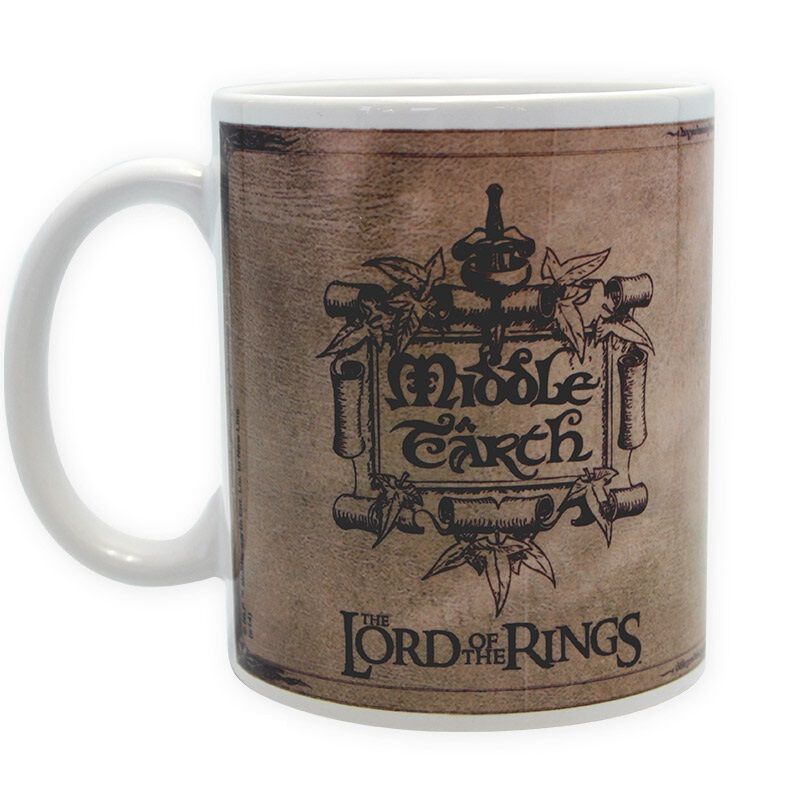 Der Herr der Ringe Map Tasse multicolor von Der Herr der Ringe
