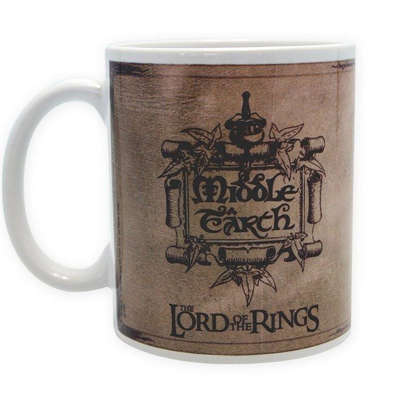 Der Herr der Ringe Map Tasse multicolor von Der Herr der Ringe