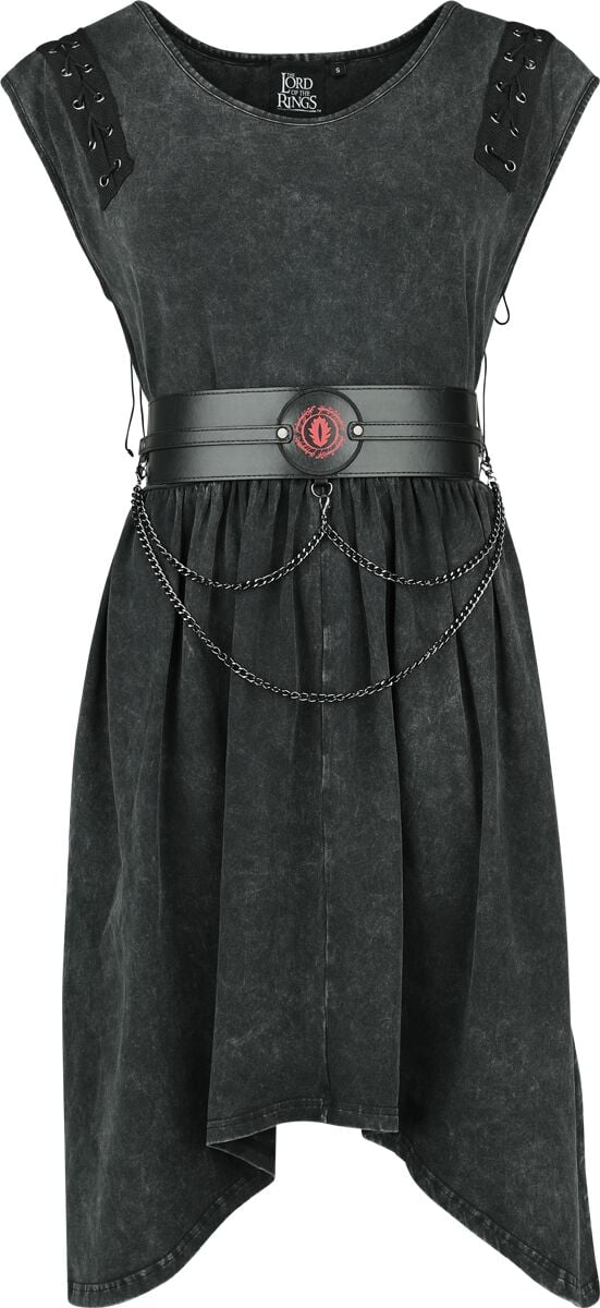 Der Herr der Ringe Mordor Mittellanges Kleid schwarz in XL von Der Herr der Ringe