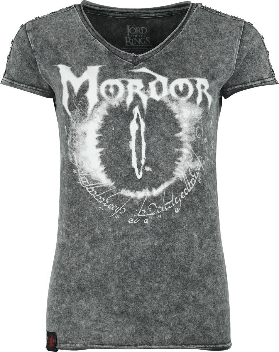 Der Herr der Ringe Mordor T-Shirt charcoal in S von Der Herr der Ringe