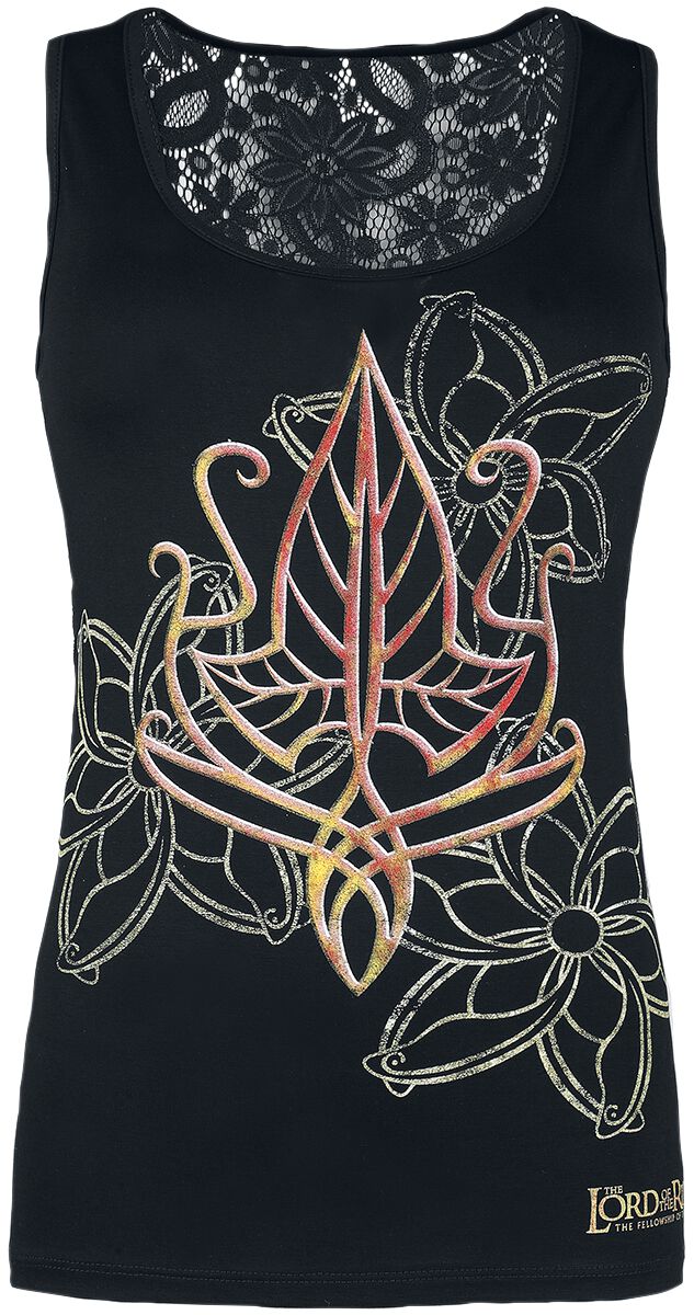 Der Herr der Ringe Organic Top schwarz in XXL von Der Herr der Ringe