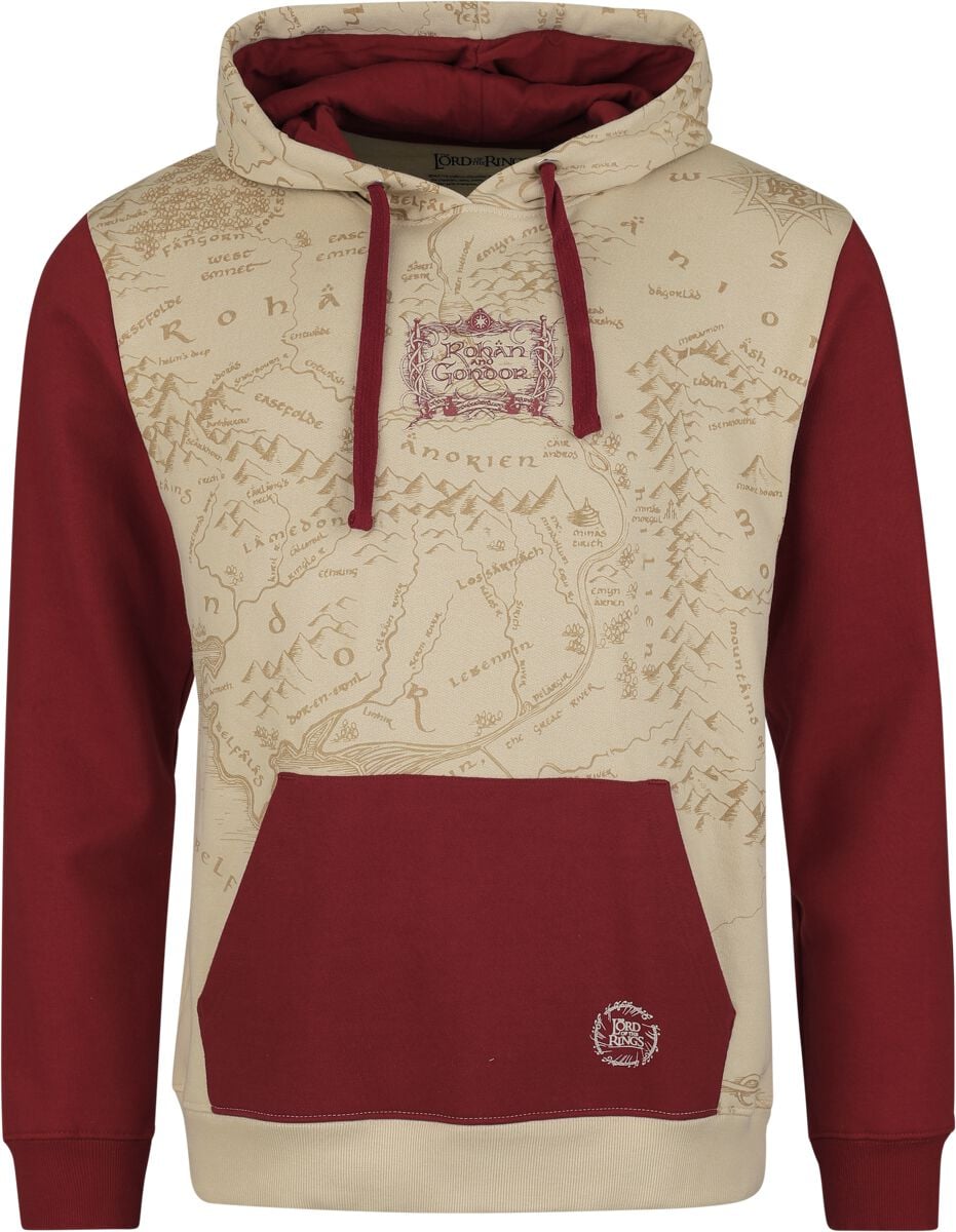 Der Herr der Ringe Rohan And Gondor Kapuzenpullover multicolor in L von Der Herr der Ringe