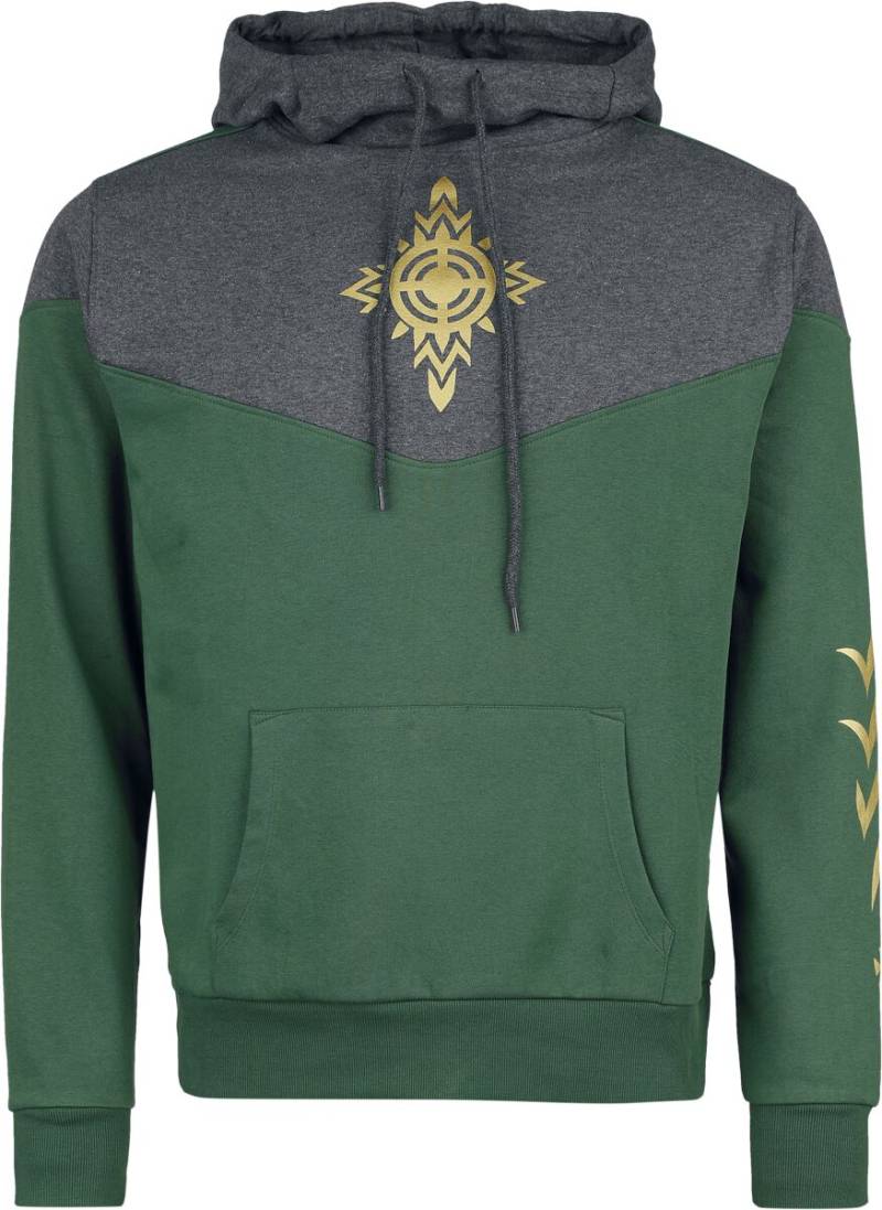 Der Herr der Ringe Rohan Kapuzenpullover grün grau in M von Der Herr der Ringe