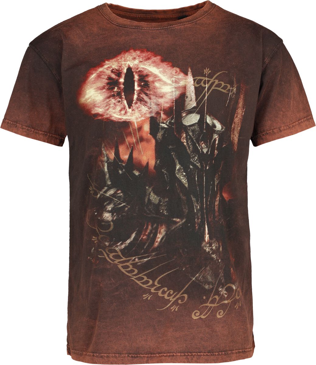 Der Herr der Ringe Sauron - Eye Of Fire T-Shirt multicolor in S von Der Herr der Ringe