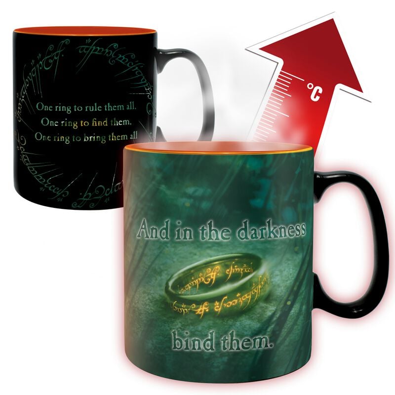 Der Herr der Ringe Sauron - Tasse mit Thermoeffekt Tasse multicolor von Der Herr der Ringe
