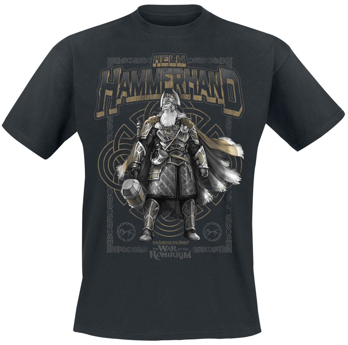 Der Herr der Ringe T-Shirt - Die Schlacht der Rohirrim - Helm Hammerhand - S bis 3XL - für Männer - Größe XL - schwarz - Lizenzierter Fanartikel Der Herr der Ringe T-Shirt - Die Schlacht der Rohirrim - Helm Hammerhand - S bis 3XL - für Männer - Größe XL - schwarz - Lizenzierter Fanartikel von Der Herr der Ringe