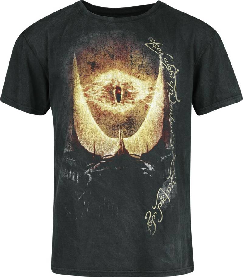 Der Herr der Ringe T-Shirt - Mordor - Ring - S bis M - für Männer - Größe S - schwarz  - EMP exklusives Merchandise! von Der Herr der Ringe