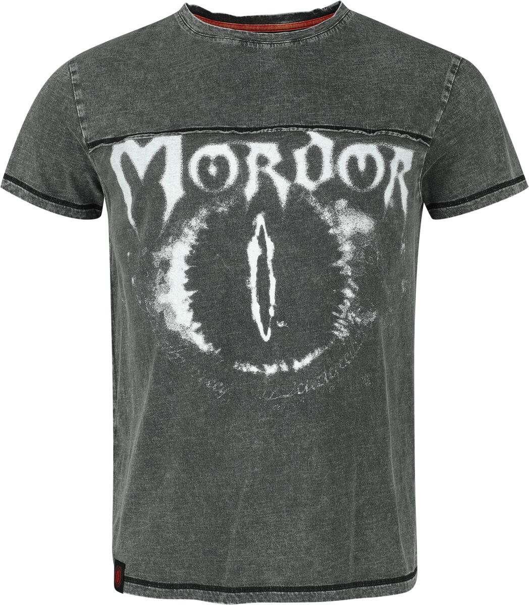 Der Herr der Ringe T-Shirt - Mordor - S bis XXL - für Männer - Größe M - charcoal  - EMP exklusives Merchandise! von Der Herr der Ringe