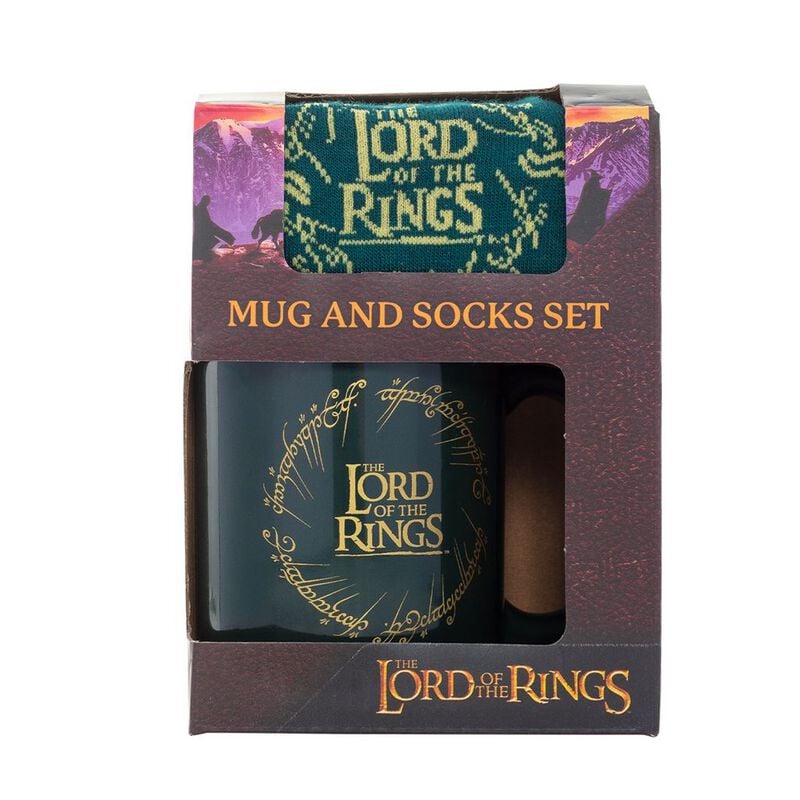 Der Herr der Ringe Tasse - Logo Tasse & Socken - multicolor  - Lizenzierter Fanartikel von Der Herr der Ringe