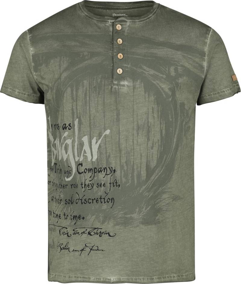 Der Herr der Ringe The Hobbit - Burglar T-Shirt oliv in L von Der Herr der Ringe