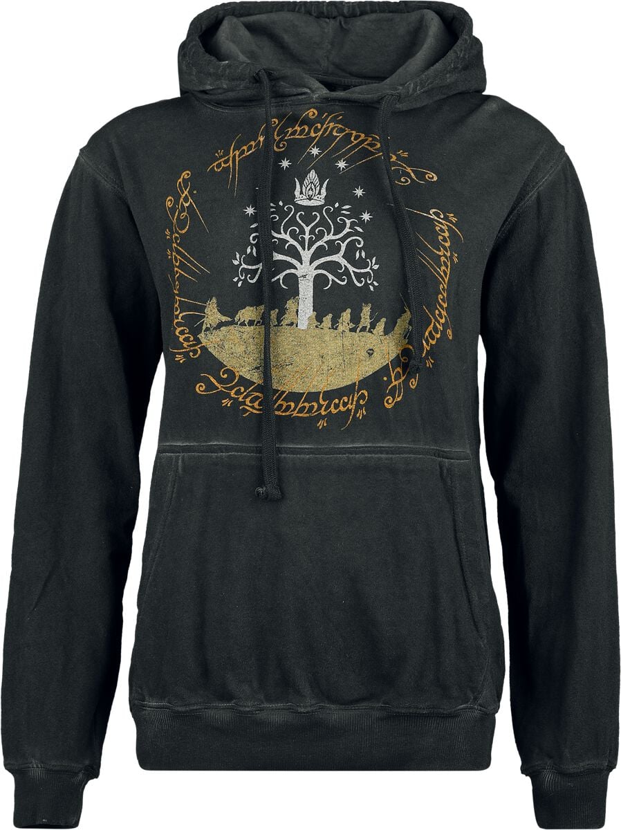 Der Herr der Ringe The Journey Kapuzenpullover anthrazit in L von Der Herr der Ringe