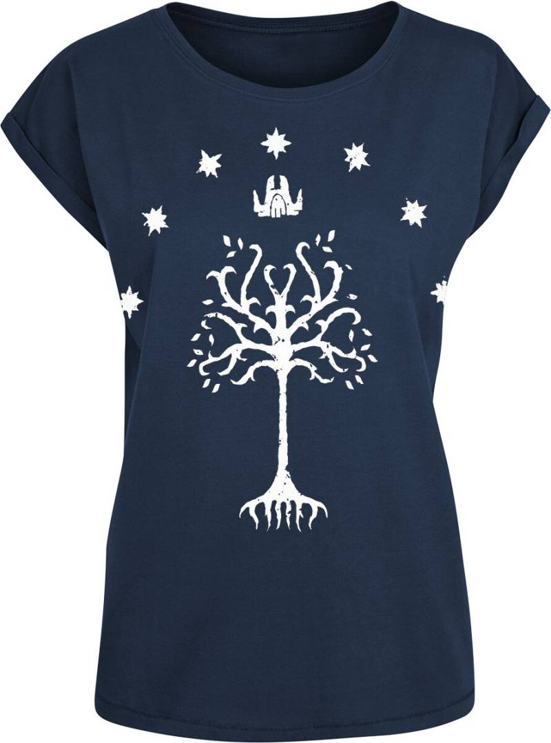 Der Herr der Ringe Tree Of Gondor T-Shirt dunkelblau in XXL von Der Herr der Ringe