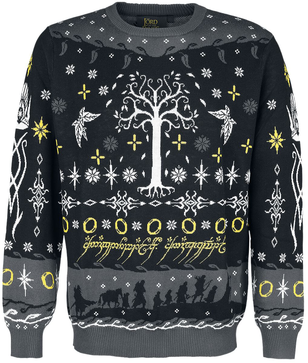 Der Herr der Ringe Weihnachtspullover - Tree Of Gondor - S bis 3XL - für Männer - Größe XXL - multicolor  - EMP exklusives Merchandise! von Der Herr der Ringe