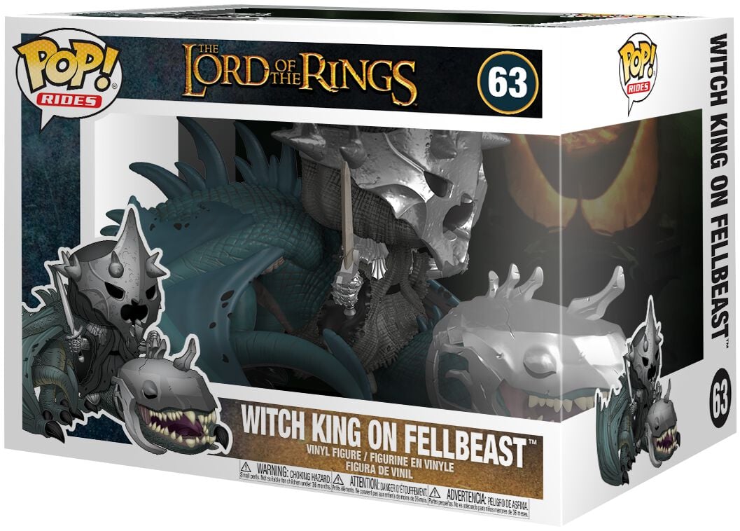 Der Herr der Ringe Witch King on Fellbeast (Pop! Rides) Vinyl Figur 63 Funko Pop! multicolor von Der Herr der Ringe