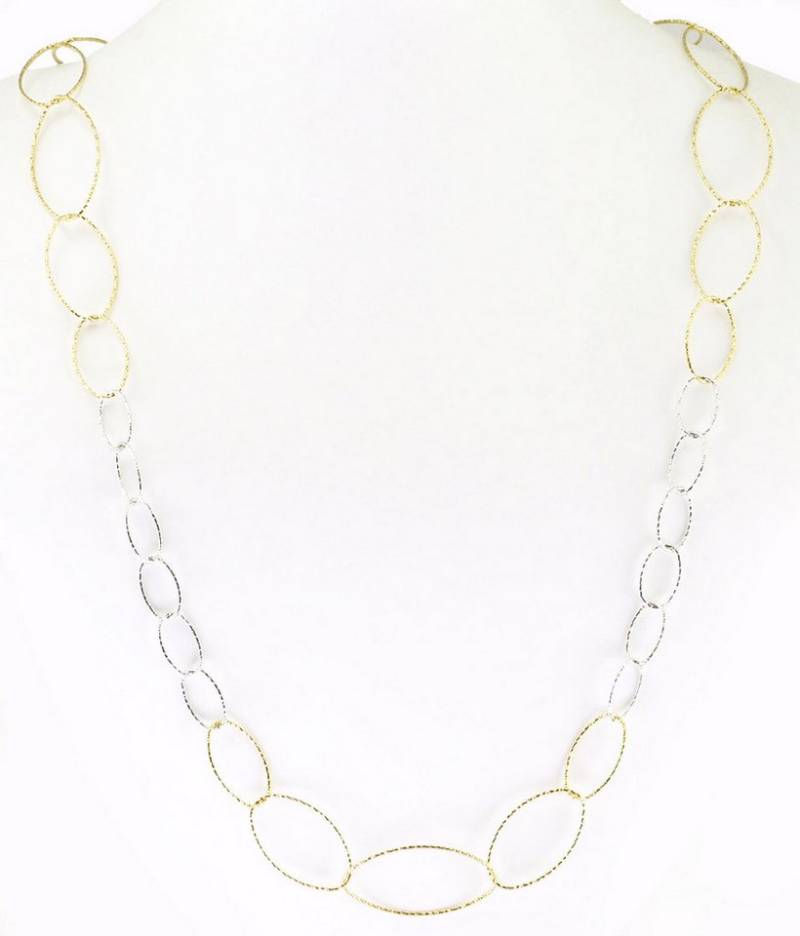 Der Kettenmacher Silberkette Fantasie NETT-80BCG Damen Halskette von Der Kettenmacher