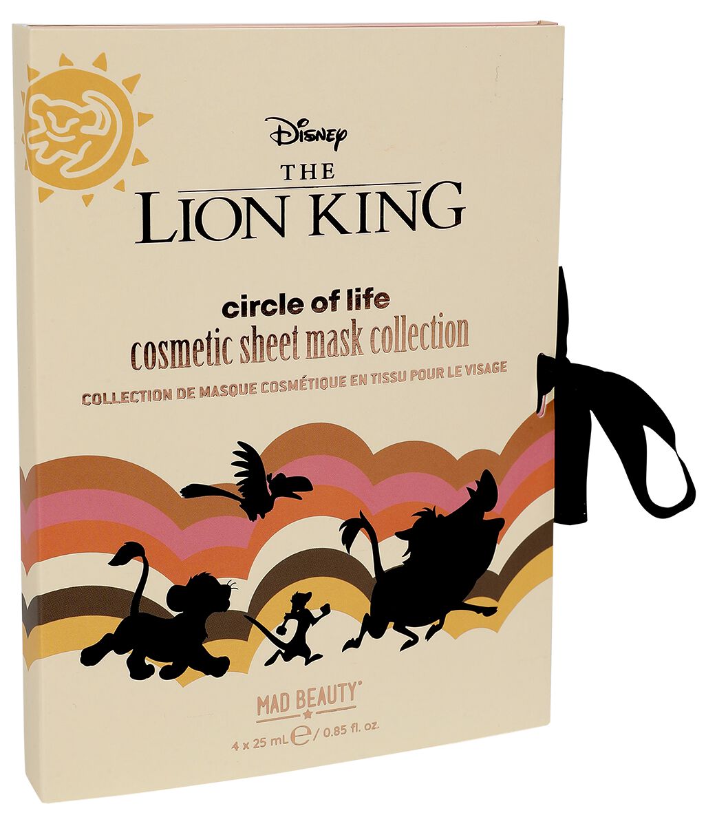 Der König der Löwen - Disney Gesichtsmaske - Mad Beauty - Gesichtsmasken-Set - für Damen   - Lizenzierter Fanartikel von Der König der Löwen