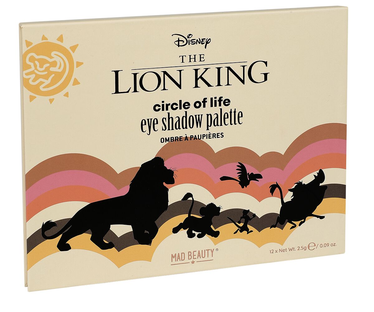 Der König der Löwen - Disney Lidschatten - Mad Beauty - Lidschatten-Palette - für Damen   - Lizenzierter Fanartikel von Der König der Löwen