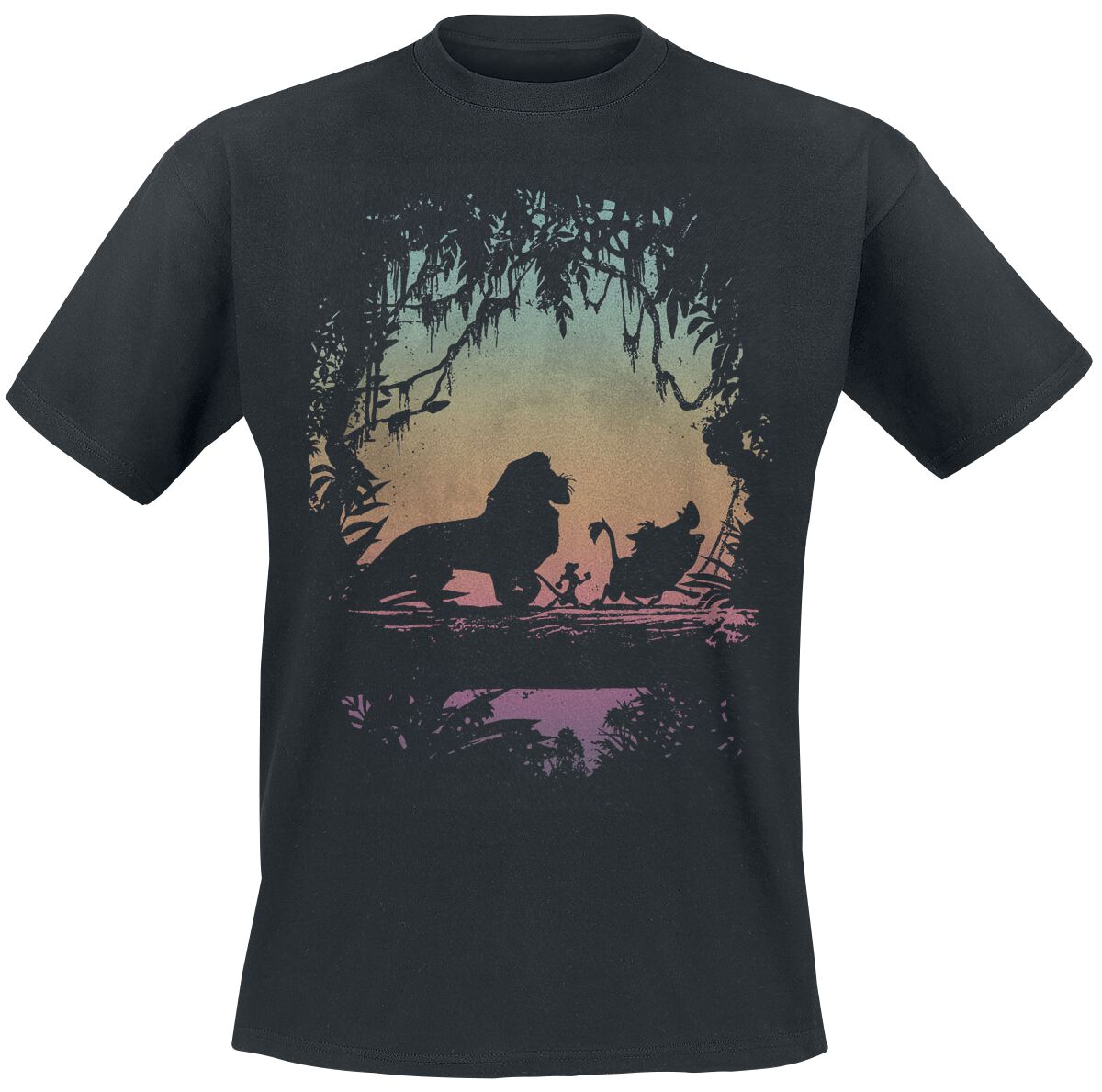 Der König der Löwen - Disney T-Shirt - Eastern Trail - M bis XXL - für Männer - Größe XXL - schwarz  - Lizenzierter Fanartikel von Der König der Löwen