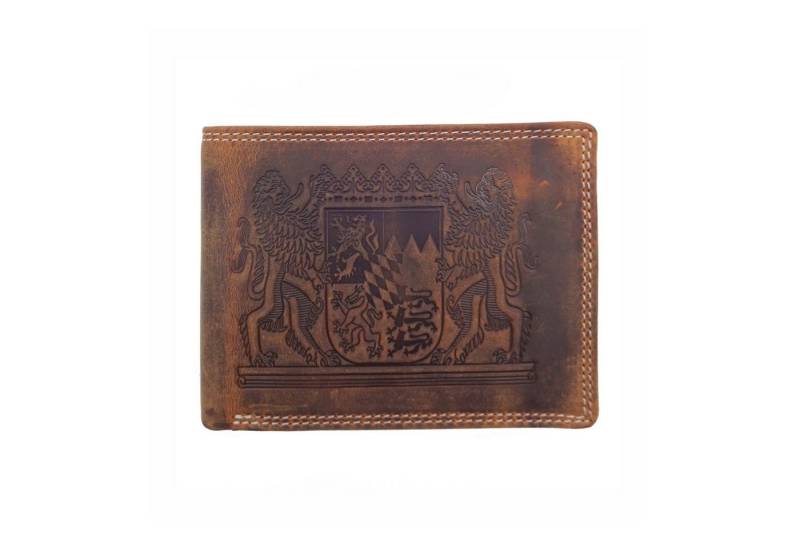 Der Trachtler Geldbörse "Bayernwappen", Portemonnaie, Geldbeutel, ECHT LEDER von Der Trachtler