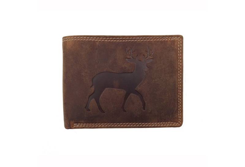 Der Trachtler Geldbörse "Hirsch", Portemonnaie, Geldbeutel, ECHT LEDER von Der Trachtler