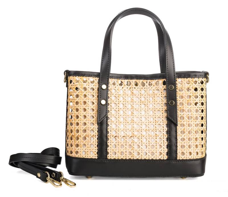 Der Trachtler Trachtentasche Handtasche Umhängetasche "Alva", Wiener Geflecht und hochwertiges echtes Leder - Made in Italy von Der Trachtler