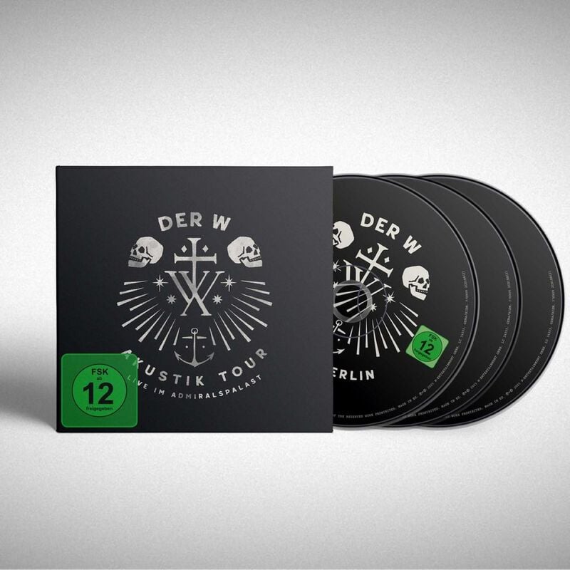 Der W Akustik Tour - Live im Admiralspalast CD multicolor von Der W